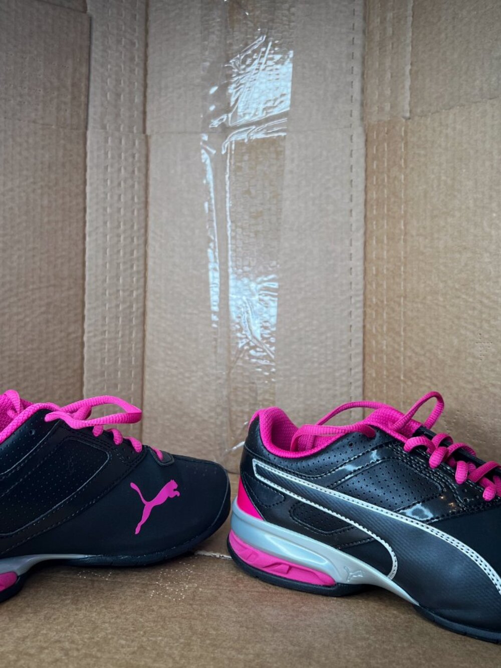 PUMA Tazon 6 FM Women’s Sneakers Size 8 Black Beetroot Purple VGC With Box - Picture 7 of 11